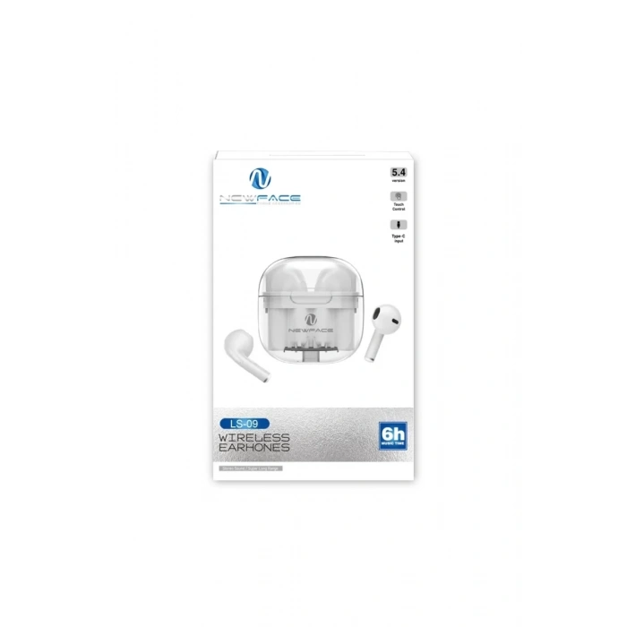 LS-09 Bluetooth 5.3 TWS Kablosuz Airpods Kulaklık - Mavi
