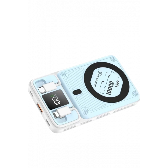 M25W 10.000 mAh 20W PD Magsafe Powerbank - Mavi