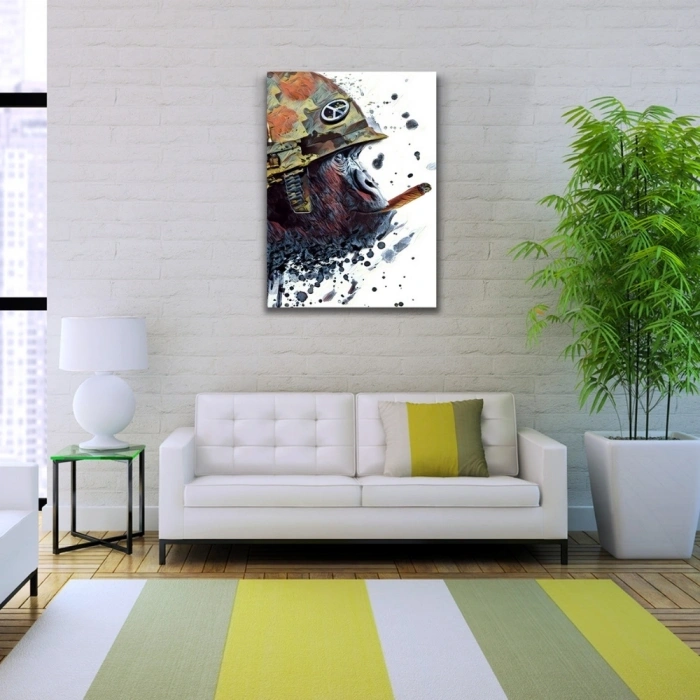 Maymun Asker Kanvas Tablo 50 x 70