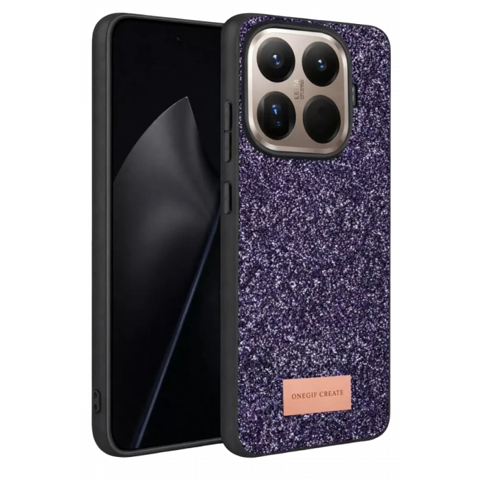 Mi 15T Pro Bright Simli Kapak - Derin Mor