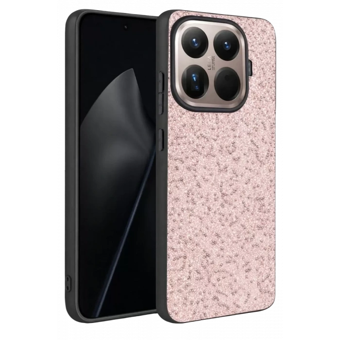 Mi 15T Pro Bright Simli Kapak - Pembe