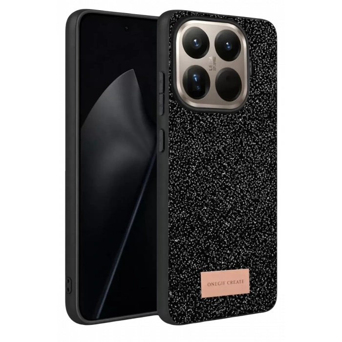 Mi 15T Pro Bright Simli Kapak - Siyah