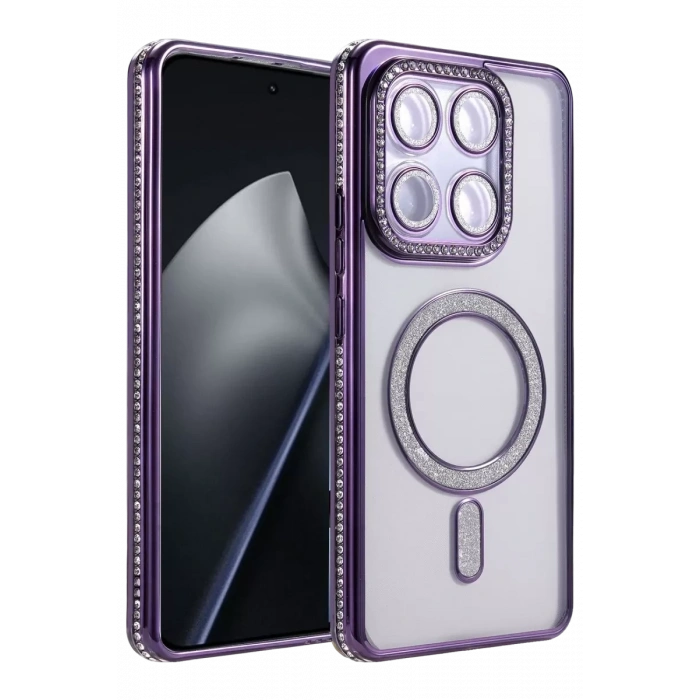 Mi 15T Pro Joke Simli Magneticsafe Kılıf - Derin Mor