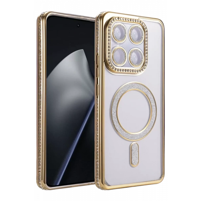 Mi 15T Pro Joke Simli Magneticsafe Kılıf - Gold