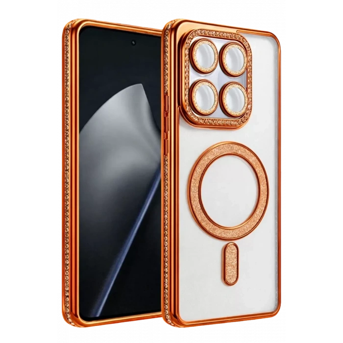 Mi 15T Pro Joke Simli Magneticsafe Kılıf - Turuncu