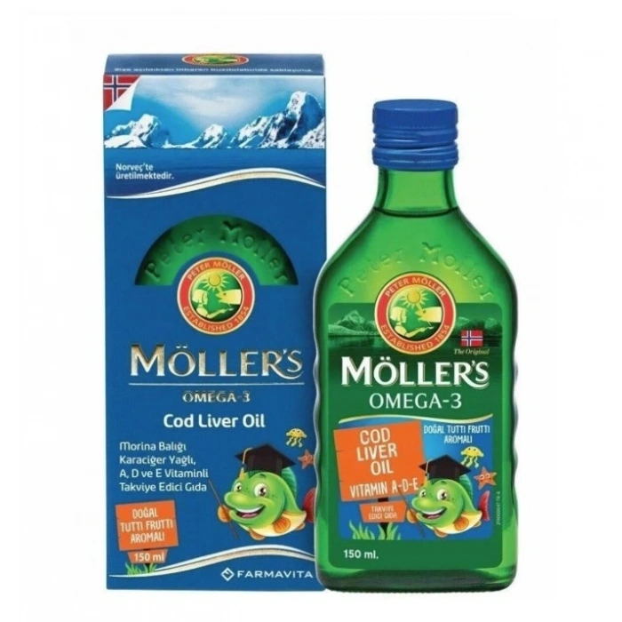 Möllers Omega-3 Balık Yağı Şurubu Tutti Frutti 150 ml