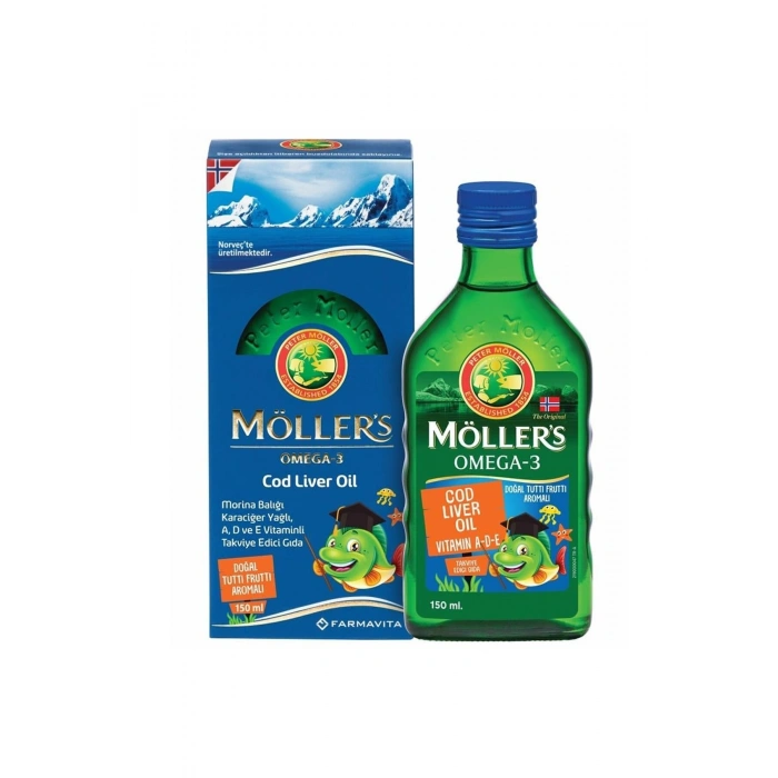 Möllers Omega-3 Balık Yağı Şurubu Tutti Frutti 150 ml