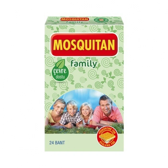Mosquitan Family 24 Adhesive Diffusors Of Essentials Oil