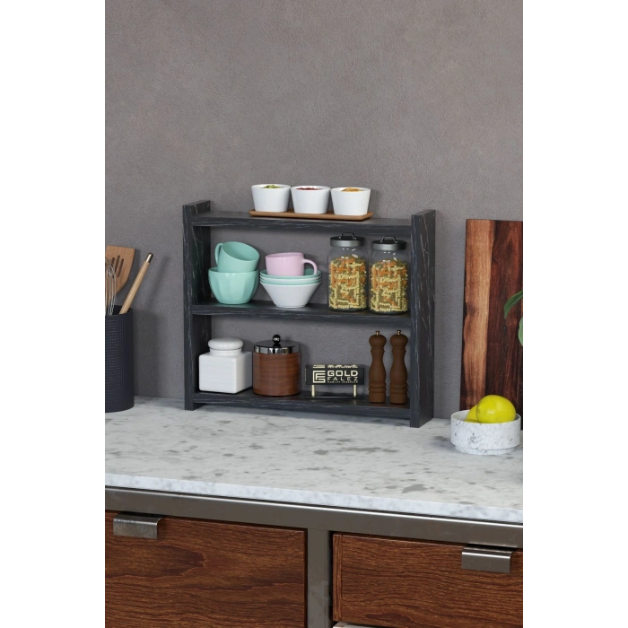 Mutfak Rafı Tezgah Üstü Organizer Bendir