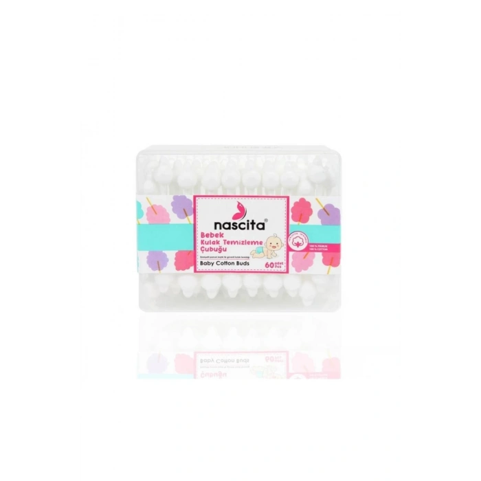 Nascita Bebek Kulak Temizleme Çubuğu 60lı