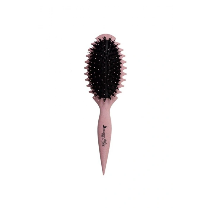 Nascita Magical Curl Bukle Belirginleştirici Saç Fırçası Pembe - 52