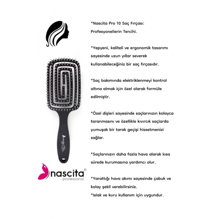 Nascita Pro Üç Boyutlu Saç Fırçası - 10