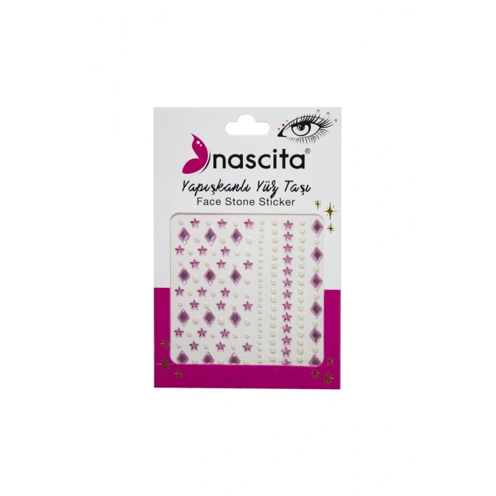 Nascita Yapışkanlı Yüz Taşı Pembe