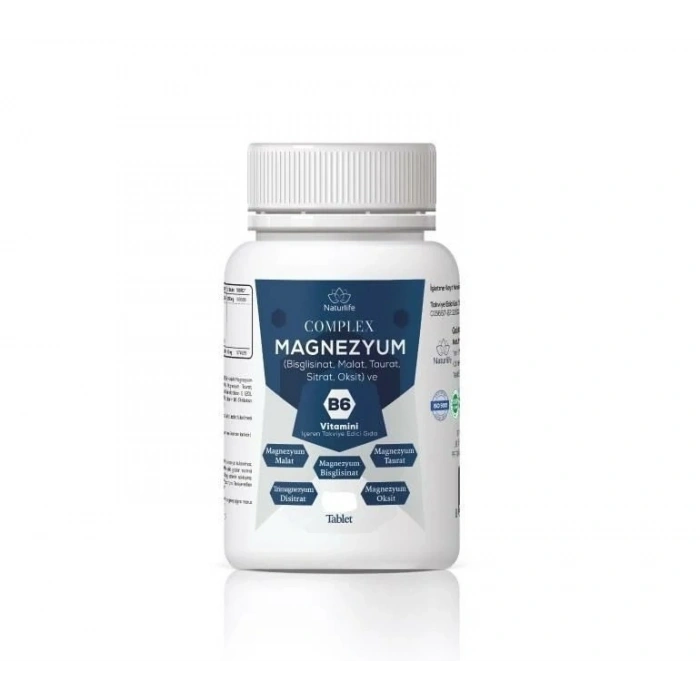 Naturlife Magnezyum Complex B6 Vitamin 60 Tablet
