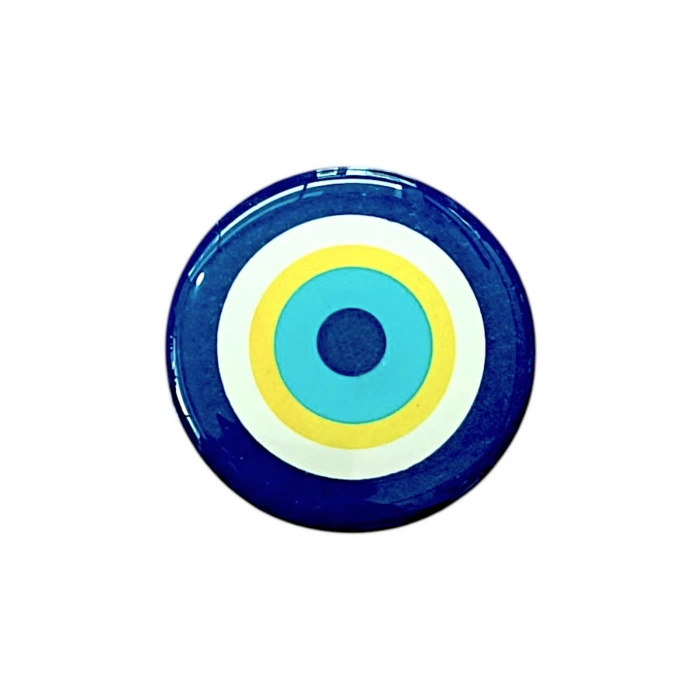 Nazar Boncuk Modeli  Yuvarlak Etiket Damla Sticker 3.5 cm