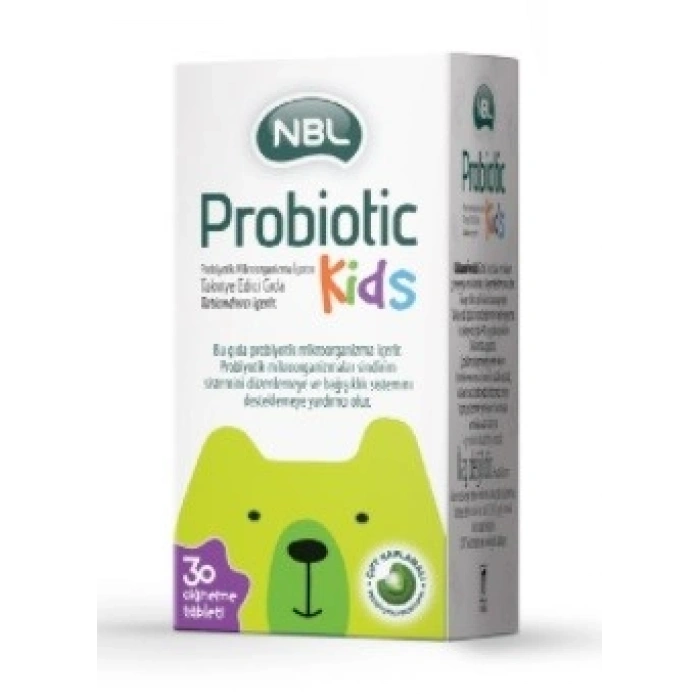 NBL Probiotic Kids 30 Çiğneme Tableti