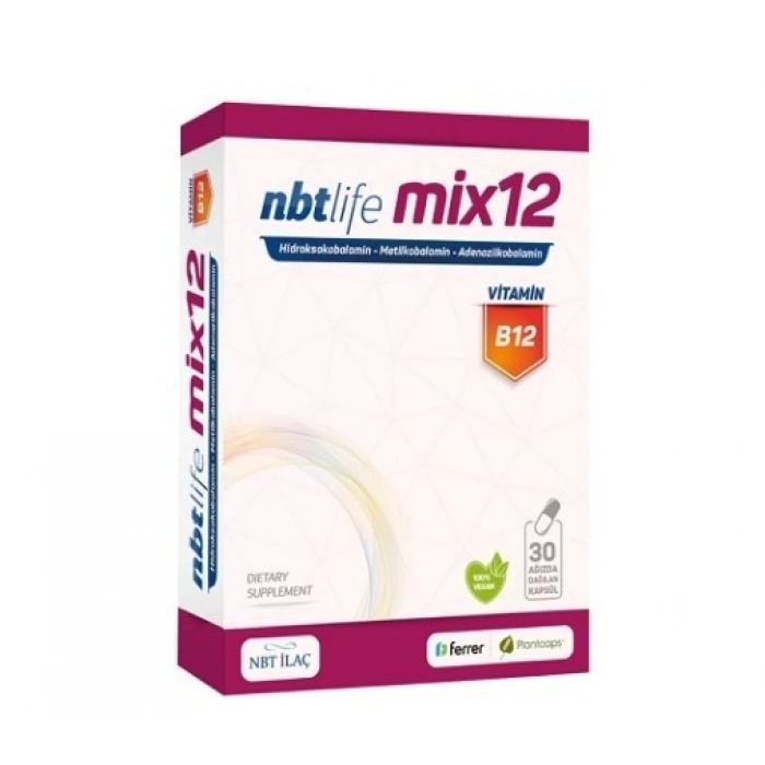 Nbt Life Mix12 B12 Ağızda Dağılan 30 Kapsül