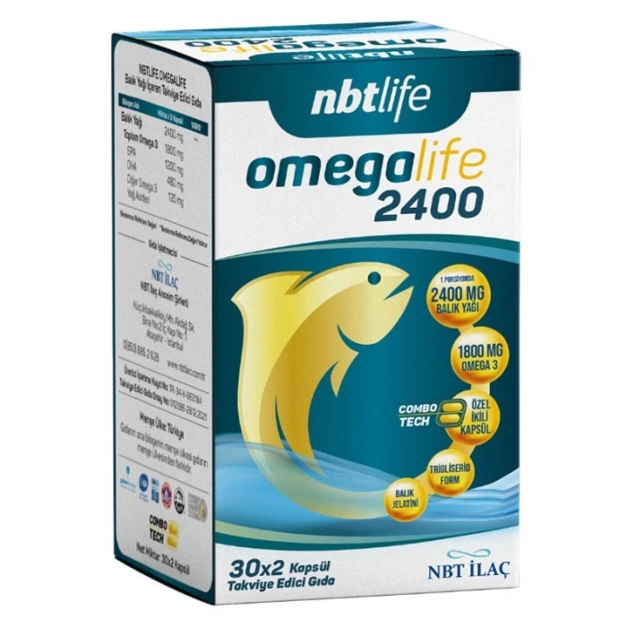 Nbt Life Omegalife 2400 60 Kapsül