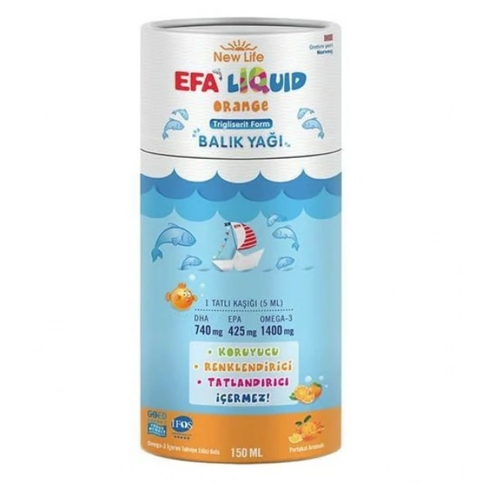 New Life EFA Liquid Orange 150 ml