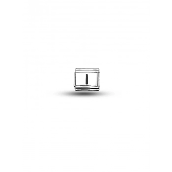 Nomination Uyumlu I Harf Charm | Çelik Bileklik Aksesuarı | Kişiye Özel Harf Modülü | Minimal & Zarif