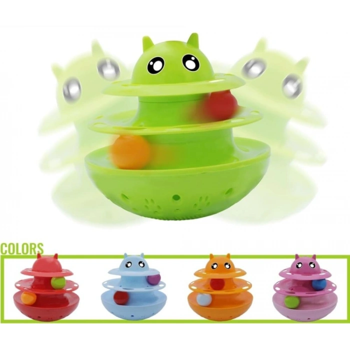 Nunbell Mama Ödül Hazneli Yatmaz Kedi Köpek Oyuncağı