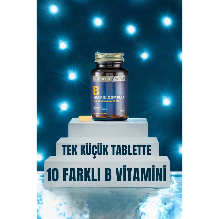 Nutraxin B Complex Vitamin 60 Kapsül