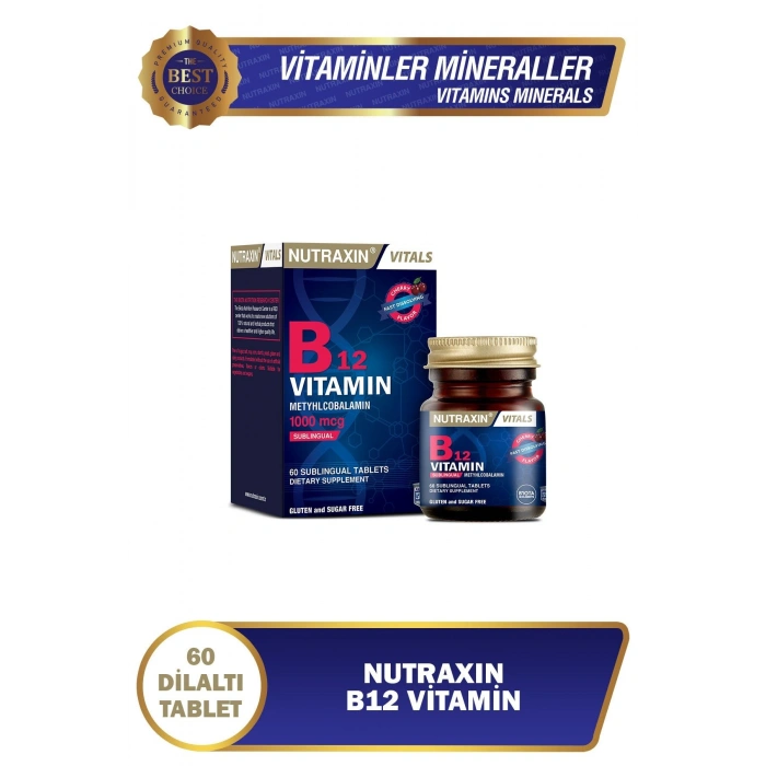 Nutraxin B12 1000 mcg 60 Tablet