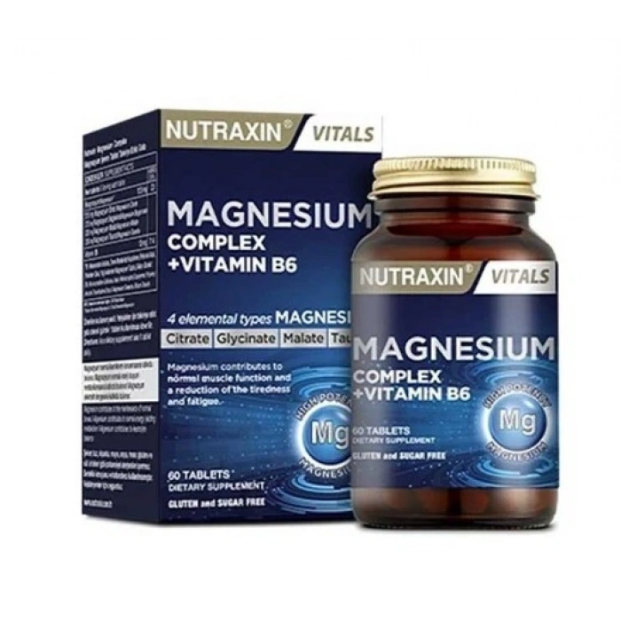 Nutraxin Magnesium Complex Vitamin B6 60 Tablet
