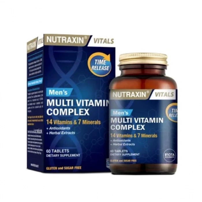 Nutraxin Mens Multi Vitamin Complex 60 Tablet