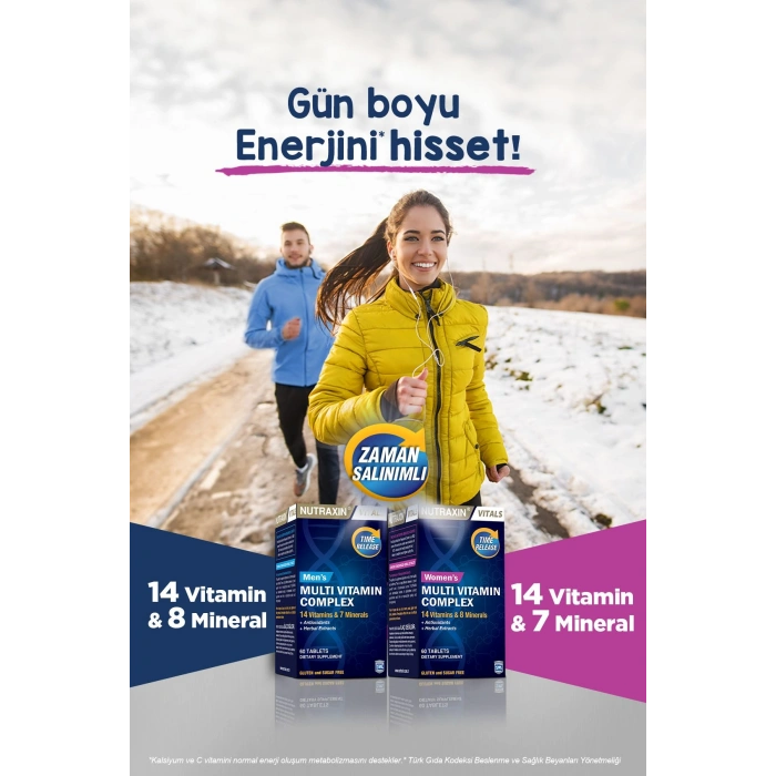 Nutraxin Mens Multi Vitamin Complex 60 Tablet