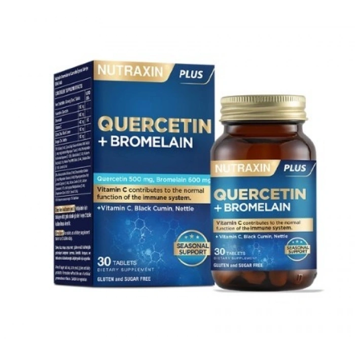 Nutraxin Quercetin + Bromelain 30 Tablet