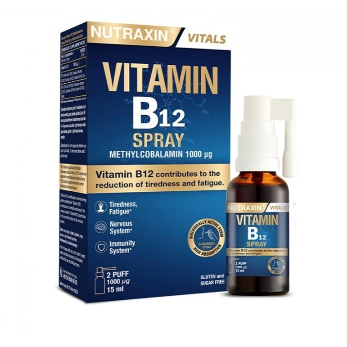 Nutraxin Vitamin B12 Sprey 15 ml