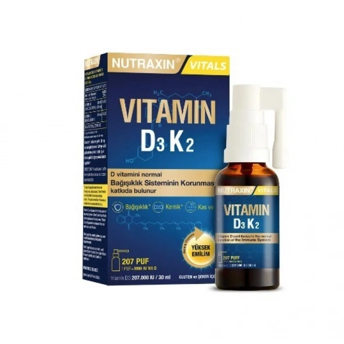 Nutraxin Vitamin D3K2 Sprey 30 ml