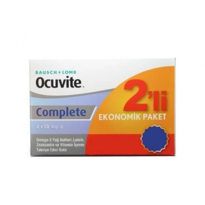 Ocuvite Complete Bausch & Lomb 2 Adet 60 Kapsül
