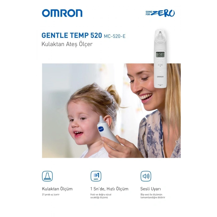 Omron Gentle Temp 520 Kulaktan Ateş Ölçer