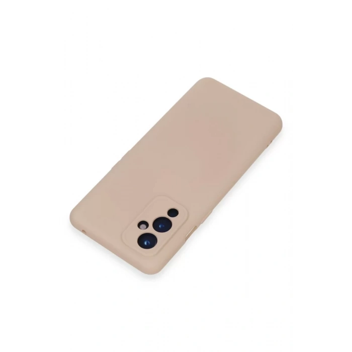 One Plus 9 Kılıf Nano içi Kadife Silikon - Pudra