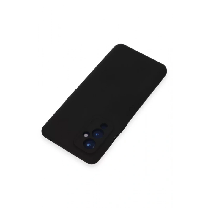 One Plus 9 Kılıf Nano içi Kadife Silikon - Siyah