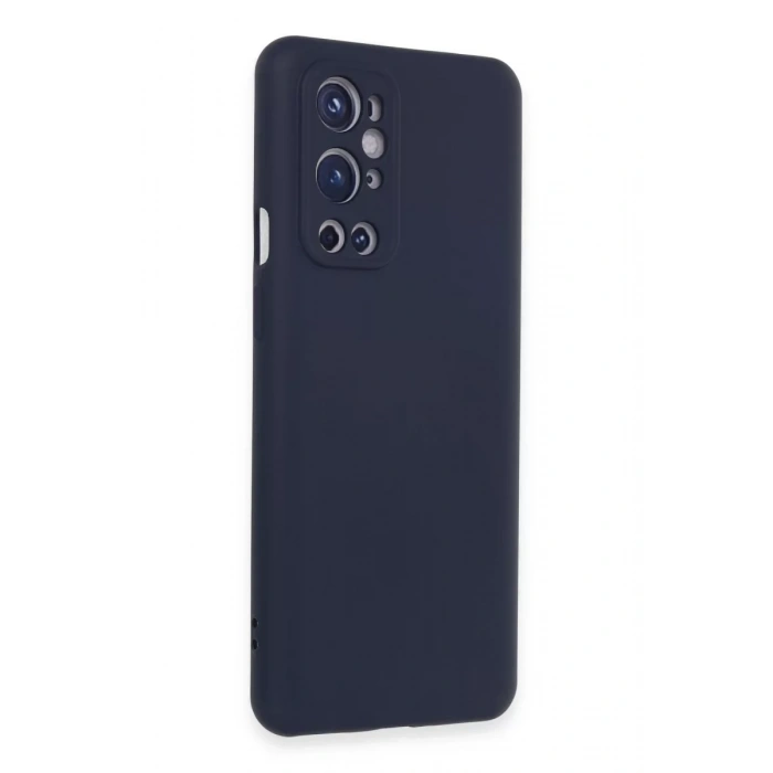 One Plus 9 Pro Kılıf Nano içi Kadife Silikon - Lacivert