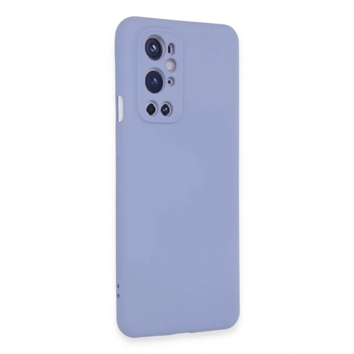 One Plus 9 Pro Kılıf Nano içi Kadife Silikon - Lila