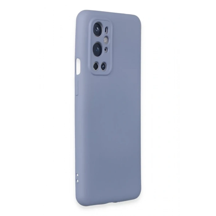 One Plus 9 Pro Kılıf Nano içi Kadife Silikon - Mor