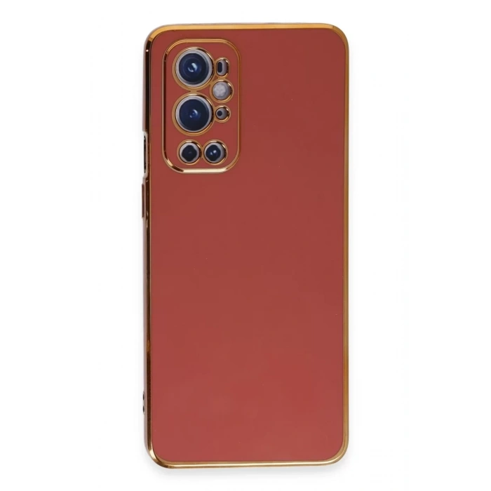 One Plus 9 Pro Kılıf Volet Silikon - Kırmızı