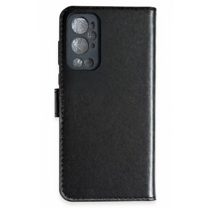 One Plus 9 Pro Trend S Plus Kapaklı Kılıf - Siyah