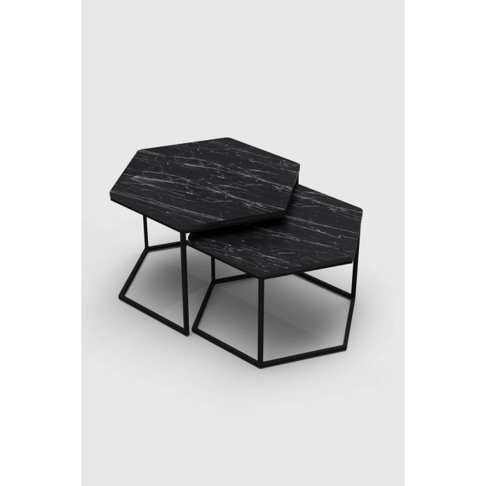 Orta Sehpa Altıgen İkili Lüx Bendir