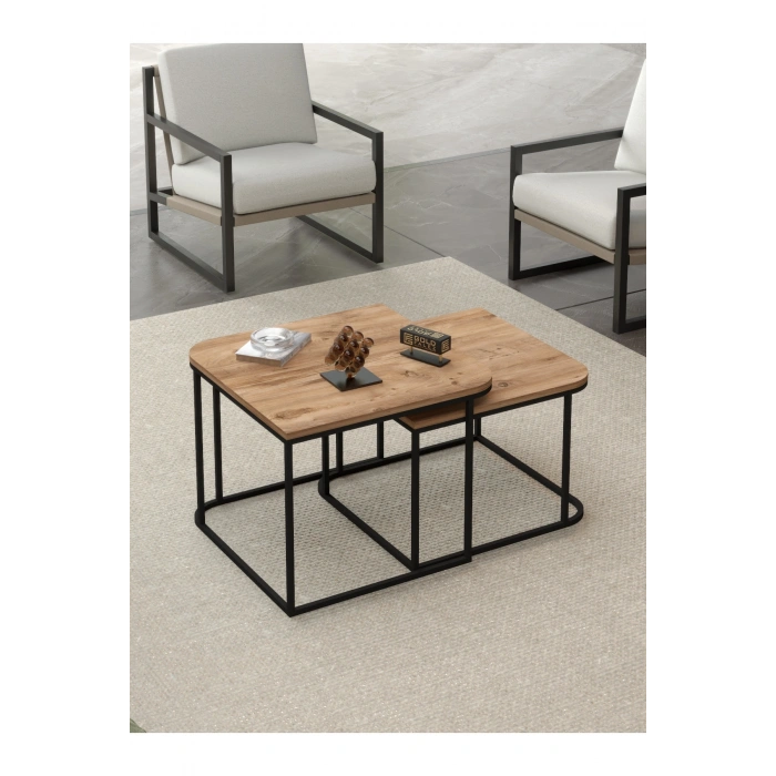 Orta Sehpa Damla İkili Lüx Atlantik Çam