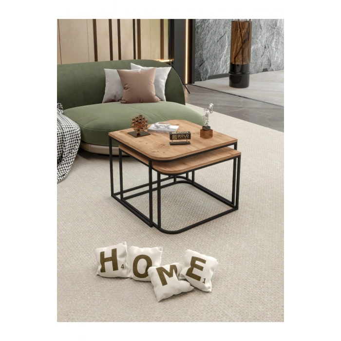 Orta Sehpa Damla İkili Lüx Atlantik Çam