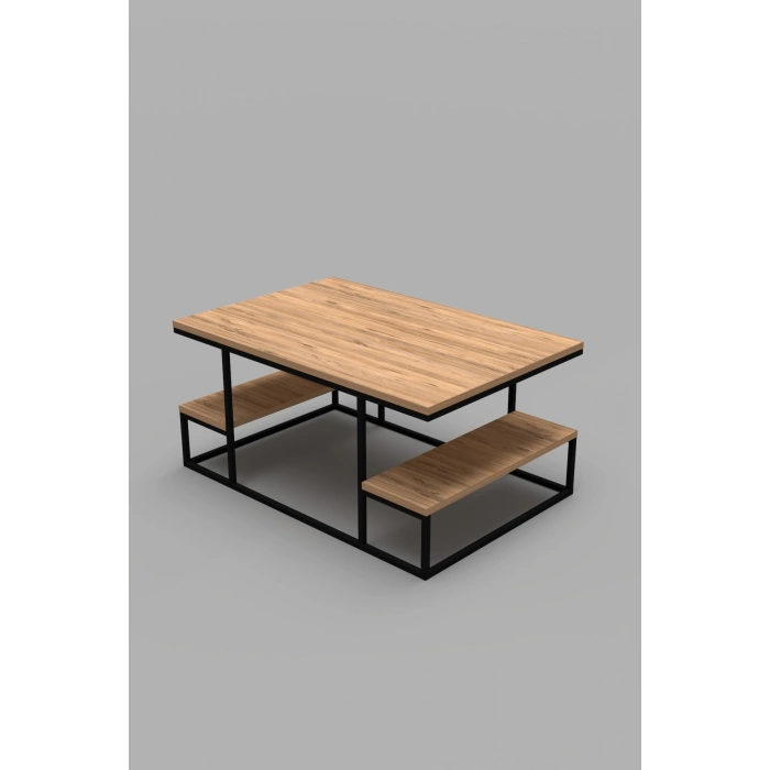 Orta Sehpa Delux Raflı Atlantik Çam