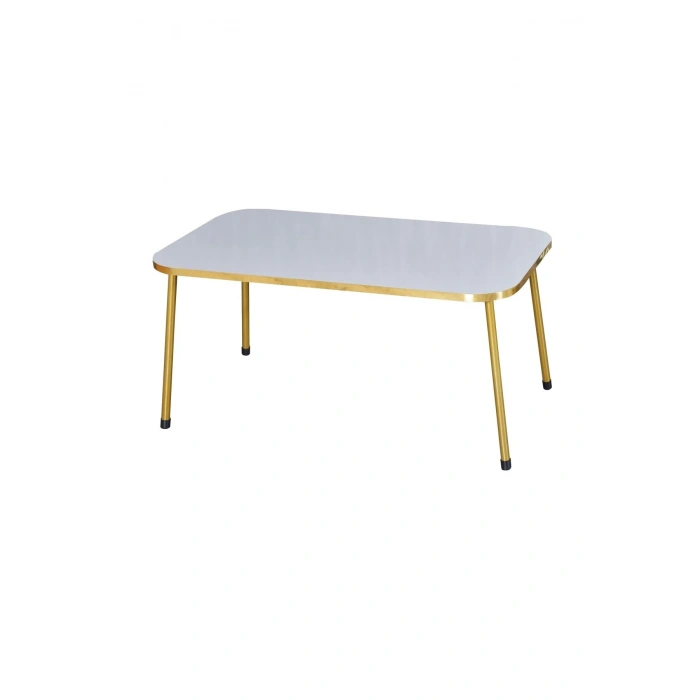 Orta Sehpa Efes Elips Metal Ayak Çift Gold