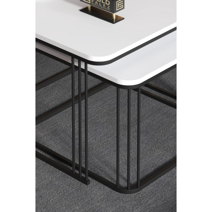 Orta Sehpa İkili Alize Beyaz