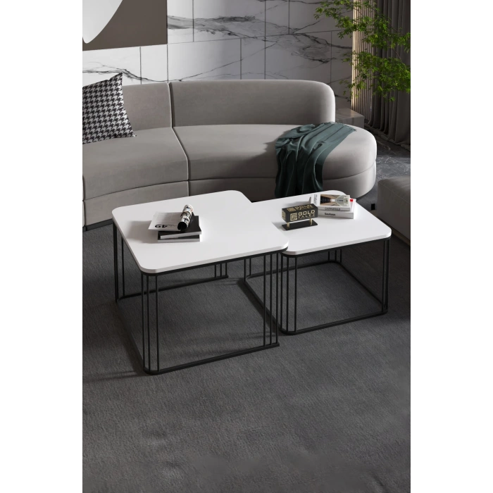 Orta Sehpa İkili Alize Beyaz