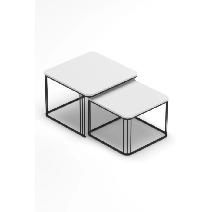 Orta Sehpa İkili Alize Beyaz